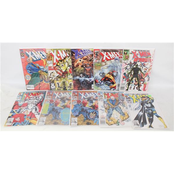 LOT OF 10 X-MEN COLLECTOR COMICS