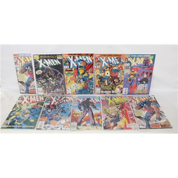 LOT OF 10 X-MEN COLLECTOR COMICS