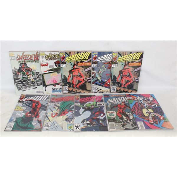 LOT OF 10 DAREDEVIL COLLECTOR COMICS