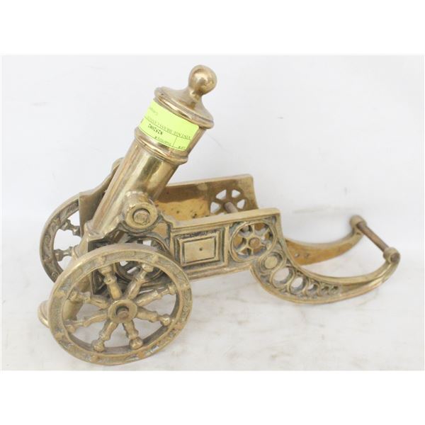 VINTAGE BRASS CANNON