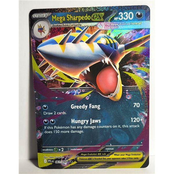 21)  MEGA SHARPEDO EX 61/94 DOUBLE