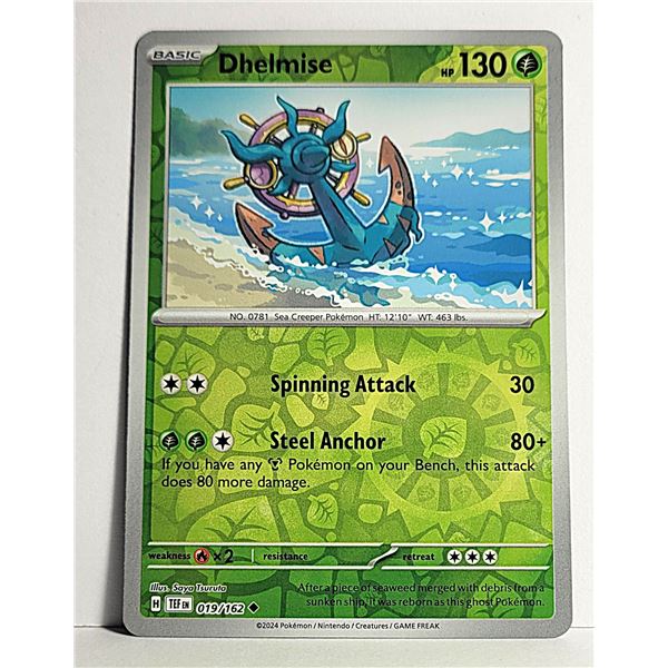 2)  DHELMISE, 19/162, REVERSE HOLO