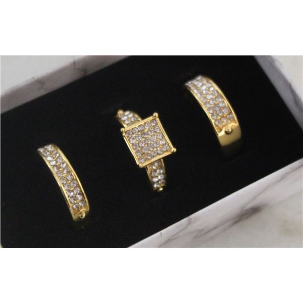 NEW 3PCS/SET RING SET SZ8
