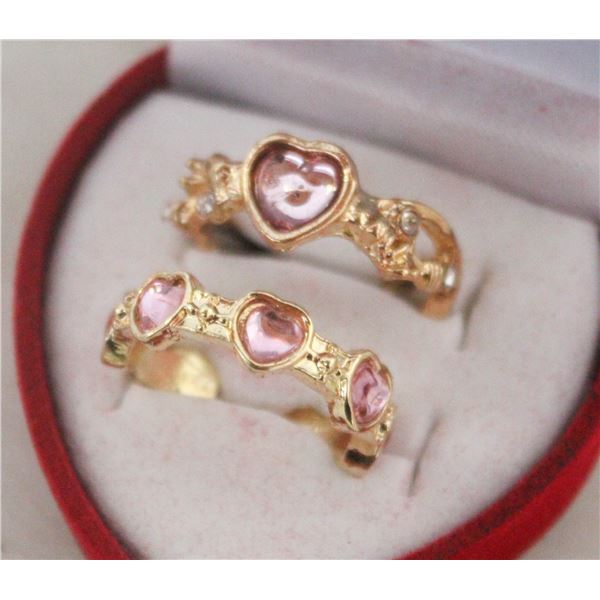 NEW 2PCS/SET RING SET SZ8