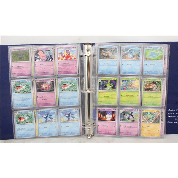 BINDER POKEMON CARDS