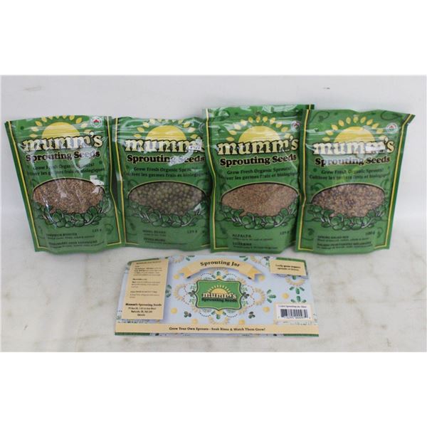 ORGANIC SPROUTING SEEDS ALFALFA,