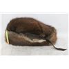 Image 1 : MUSKRAT FUR EAR FLAP WINTER HAT
