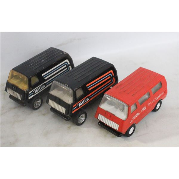 VINTAGE TONKA VANS ALL TOGETHER