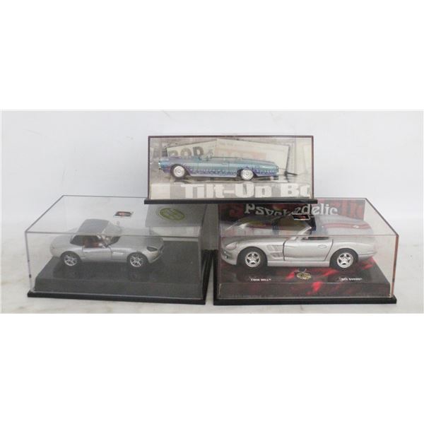 CASED HOTWHEELS + VEHICLES TOGETHER