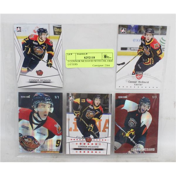 5 CONNOR MCDAVID WITH CHL ERIE OTTERS