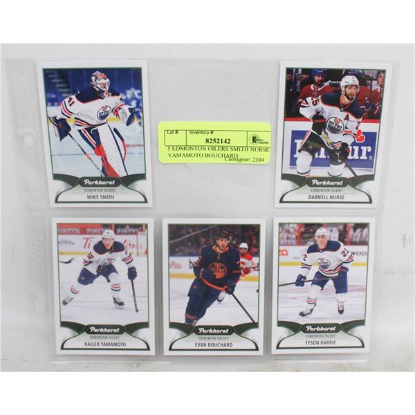 5 EDMONTON OILERS SMITH NURSE YAMAMOTO BOUCHARD