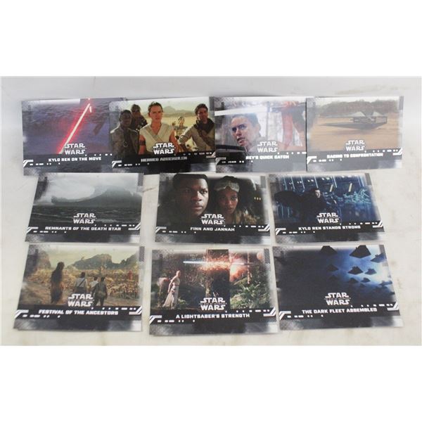 LOT OF 10 STAR WARS CARDS