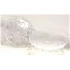 Image 1 : CRYSTAL SERVING DISH AND CRYSTAL CAKE PLATE