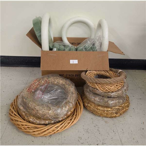 Craft Wreaths and Cones