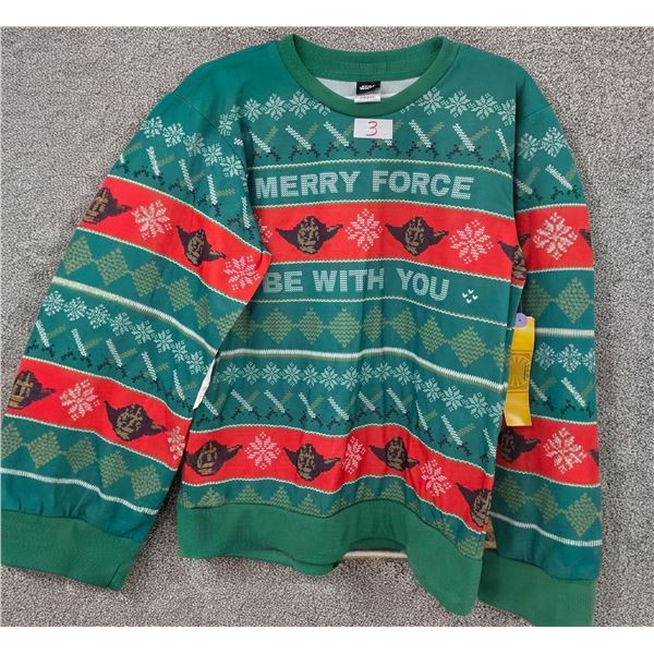 Medium Yoda Christmas Sweater