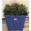 Image 1 : Bin of Christmas Wreaths, Garlands, etc.