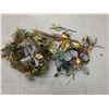 Image 3 : Bin of Christmas Wreaths, Garlands, etc.