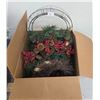 Image 1 : Bin of Christmas Wreaths, etc.