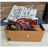 Image 1 : Box of Wooden Christmas Décor, etc.
