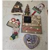 Image 3 : Box of Wooden Christmas Décor, etc.
