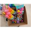 Image 2 : Lot of Plastic Easter Eggs, Clear Balls, Styrofoam, etc.