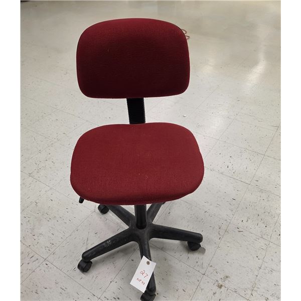 Burgandy Desk Chair