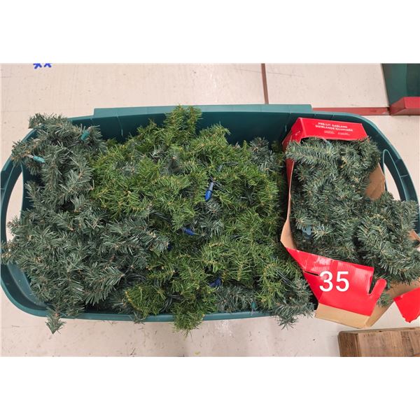Large Lot of Christmas Garlands etc.