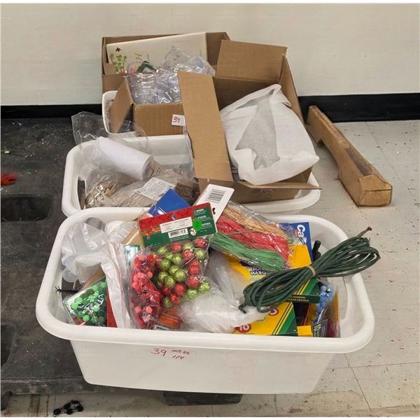 Lot of Assorted Craft Items – Christmas etc.