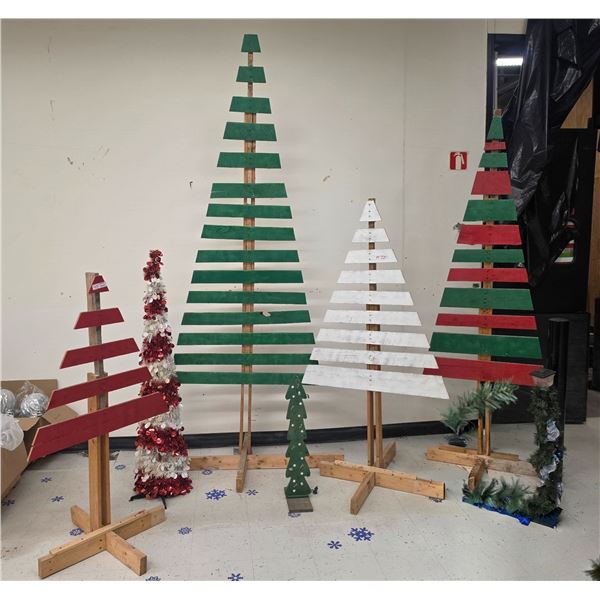 Wood Christmas Trees etc. – up to 9’ Tall