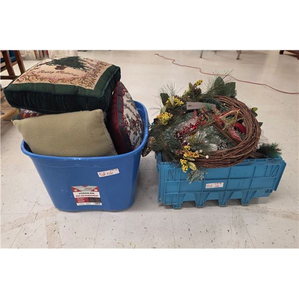 Christmas Wreaths & Pillows