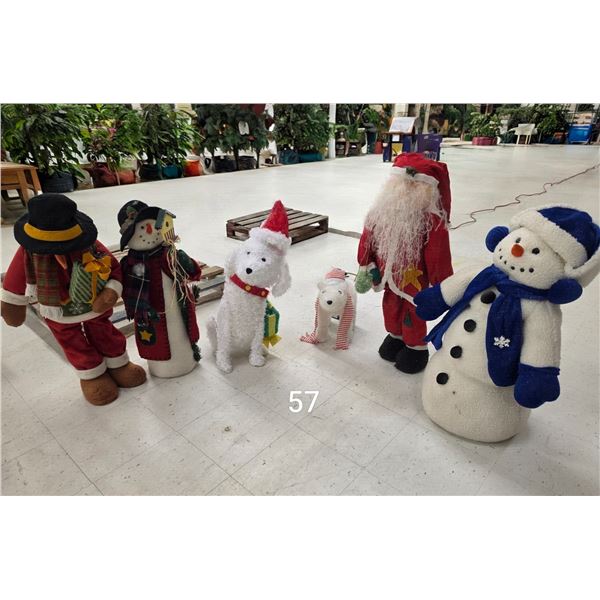Assorted Christmas Character Lot