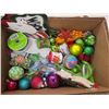 Image 4 : Assorted “Green” Christmas Lot – Balls, Ribbon, Foam Pieces, etc.