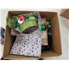 Image 6 : Assorted “Green” Christmas Lot – Balls, Ribbon, Foam Pieces, etc.