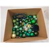 Image 7 : Assorted “Green” Christmas Lot – Balls, Ribbon, Foam Pieces, etc.