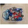 Image 3 : Assorted “Blue” Christmas Lot – Balls, Ribbon, Snowflakes, etc.