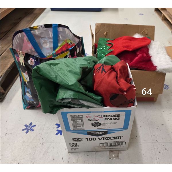 Christmas Hats, Stocking, Tablecloths, Placemats, etc.