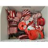 Image 5 : Large Lot of Christmas Tree Ornaments, Ribbons, etc.