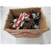 Image 5 : Lot of Christmas and Halloween Ribbon, Christmas Décor, etc.
