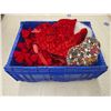 Image 5 : Lot of Christmas Bows, Décor, Stockings, etc.