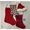 Image 6 : Lot of Christmas Bows, Décor, Stockings, etc.