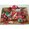 Image 6 : Lot of Christmas Ribbon, Bows, Tree Skirt, etc.