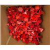 Image 7 : Lot of Christmas Ribbon, Bows, Tree Skirt, etc.
