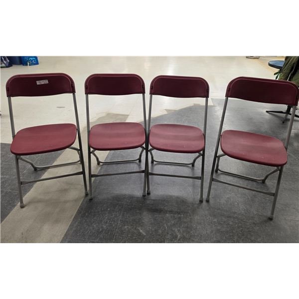 (4) Folding Chairs
