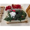 Image 1 : Lot of Christmas Bows & Garland, etc.