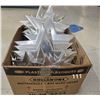 Image 1 : Box of Silver Coloured Stars