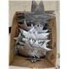 Image 2 : Box of Silver Coloured Stars