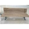 Image 1 : Wood Bench – 70” – Condition May Vary