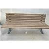 Image 1 : Wood Bench – 70” – Condition May Vary
