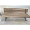Image 1 : Wood Bench – 70” – Condition May Vary