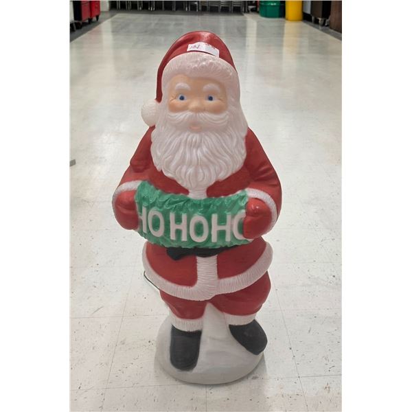 Light-Up Plastic Santa Décor – Not Tested